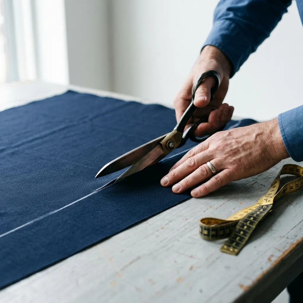 Custom tailoring at Victory Apparels